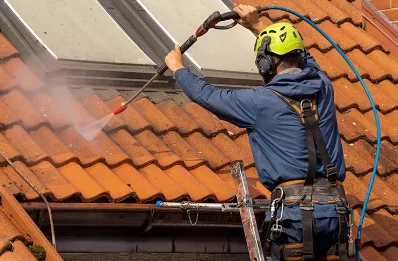 Démoussage et hydrofuge de toiture à Laon